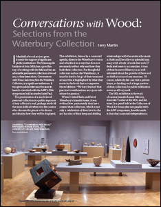 Conversations with Wood: Selections from the Waterbury Collection - by Terry Martin