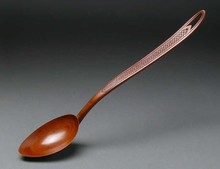 One of Zina's elegant spoons - photo by T. Shaw